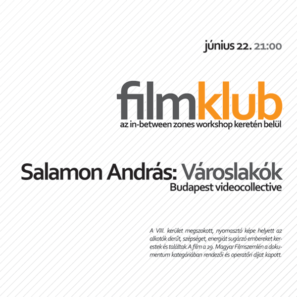 filmklub salamon andrás városlakók