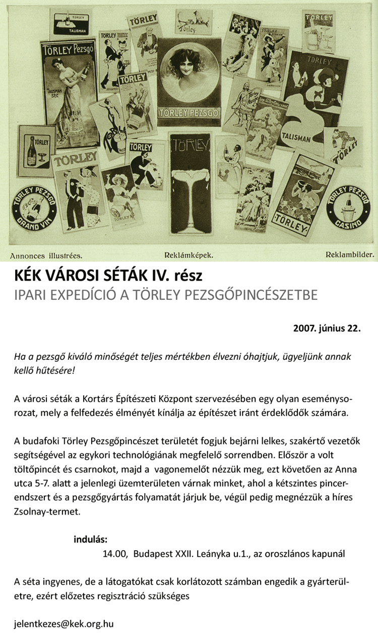 városi séták 4 törley